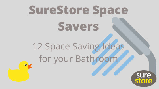 Check out these 12 Space saving ideas for your bathroom for storage solution experts SureStore