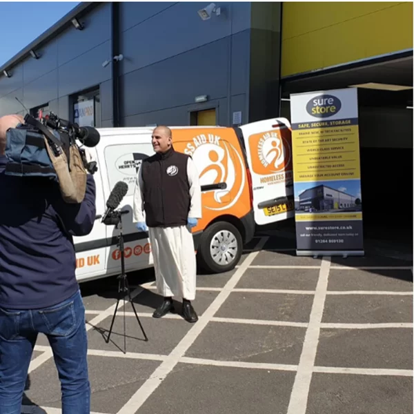 homeless aid interview